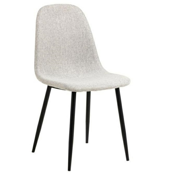 Krzesło Celia szare jasne/ czarne - ACTONA